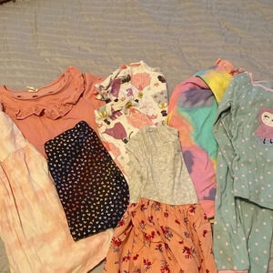 3T bundle - dresses- pjs- zip up - shirt - pants